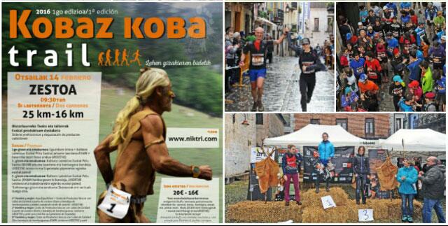 Buena acogida de la 1ª Edición de la 'Kobaz Koba Trail' en Zestoa